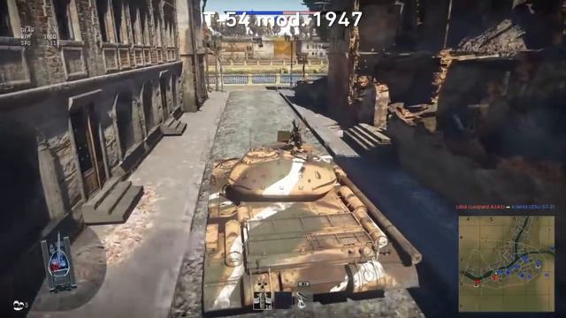 T-54 mod. 1947 - The Leopard Killer - 6 kills [War Thunder] смотреть онлайн