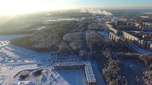 ЖК "Чистый ручей" — аэросъемка СПБГуру. Декабрь 2016. смотреть онлайн