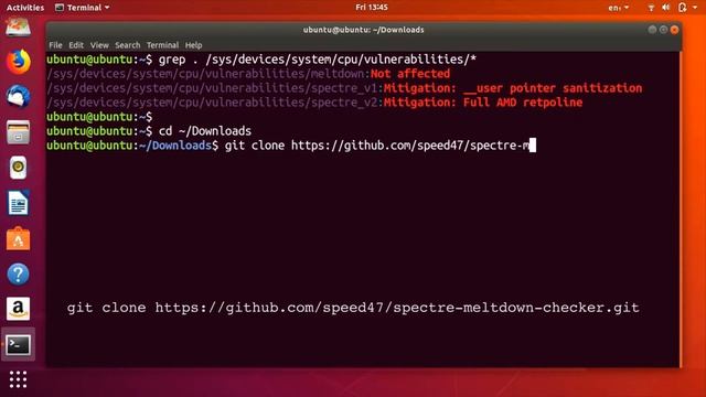How to Check Your Linux PC for Meltdown or Spectre Vulnerability FINAL смотреть онлайн