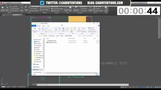 AutoCAD: How to Convert .bak Files and Using Them - 2 Minute Tuesday смотреть онлайн