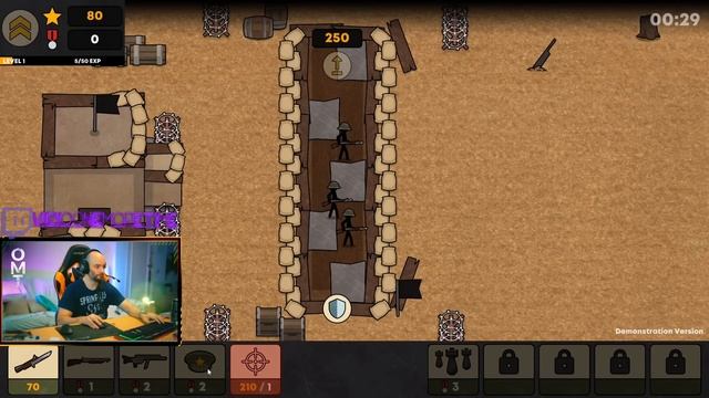 GUERRA MUNDIAL DE STICKMANS! - STICKMAN TRENCHES | Gameplay Español смотреть онлайн