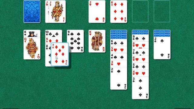 solitaire card game gameplay walkthrough example смотреть онлайн