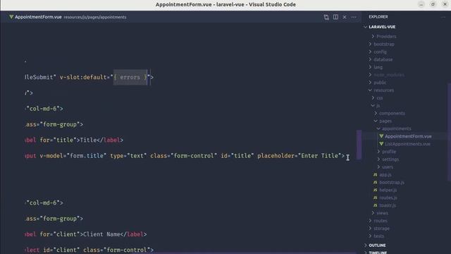 Appointment Form Validation using Vue 3, VeeValidate and Laravel | Part 29 смотреть онлайн
