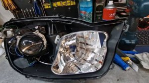 SsangYong Actyon new. Замена штатных галогеновых линз на лазерные линзы Aozoom BI-LED Laser gen5.