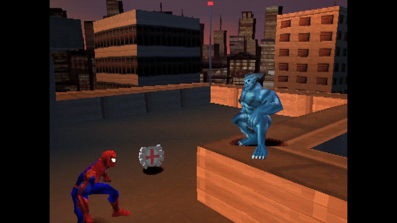 Spider-Man 2: Enter Electro (PS1, озвучка от Вектор) - Геймплей начала игры смотреть онлайн