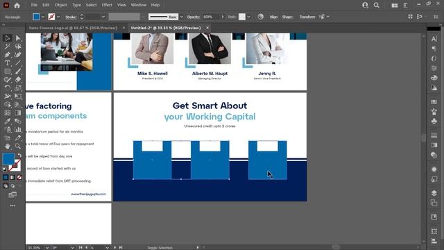 Creating DIGITAL presentation in Adobe Illustrator | Add Hyperlink to PDF files смотреть онлайн
