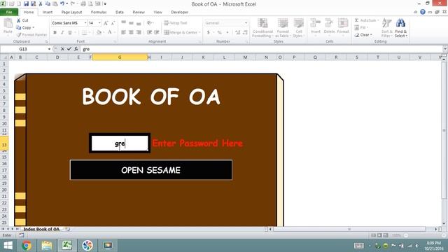 Excel Book of OA смотреть онлайн