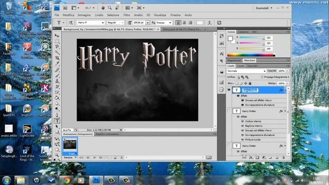 Scritta Font Harry Potter смотреть онлайн