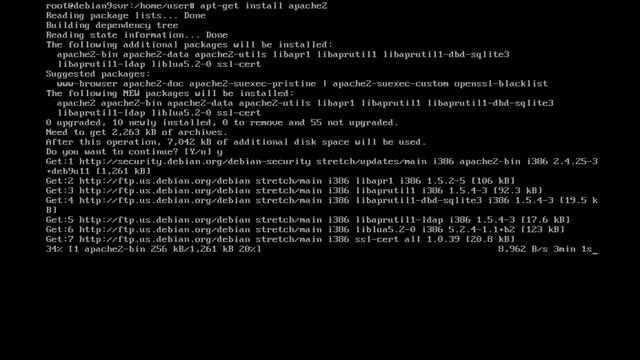 Instalasi Apache2 Web Server pada Debian 9 смотреть онлайн