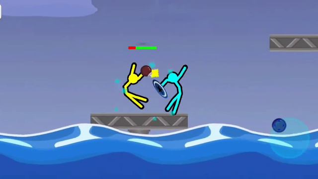 Supreme Duelist Stickman 1 сражение (оружие щит)