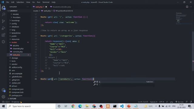 Laravel 9-Routing: Retrieving Query String смотреть онлайн