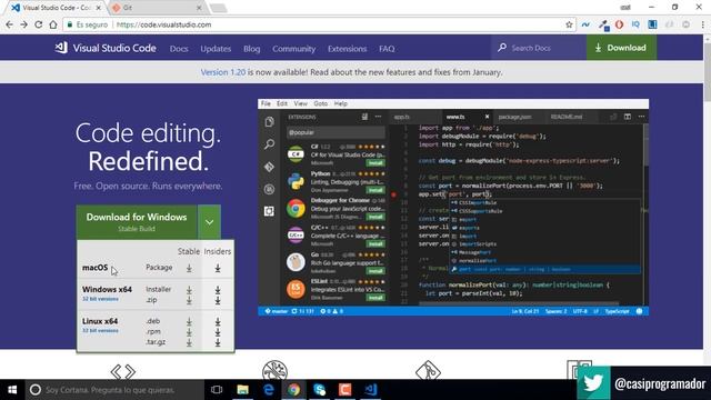 1. Curso Visual Studio Code y GIt: Introduccion смотреть онлайн