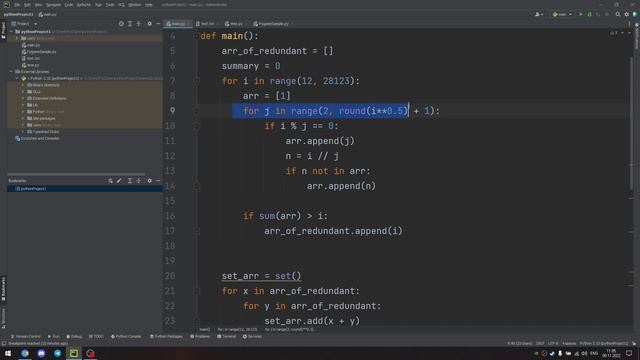 Решение задач Эйлера на Python. Задача 23. смотреть онлайн