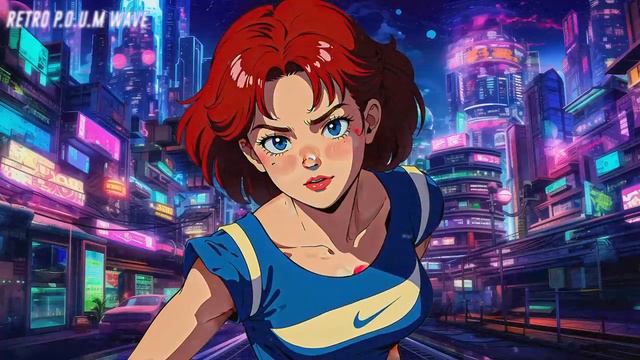 RetroWave Chill Neon City _ Synthpop Nostalgic _ Cyberpunk Electro Arcade Mix