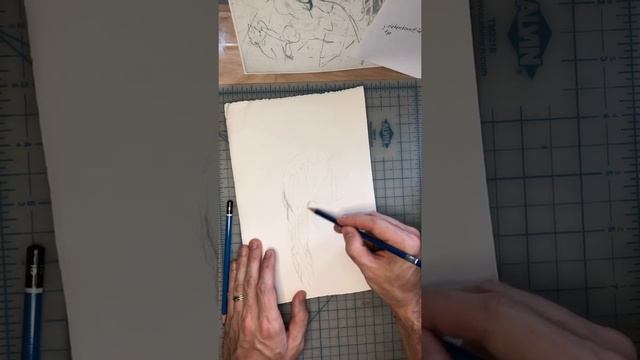 Drawing Demo2- beginning sketch and developing value and form смотреть онлайн