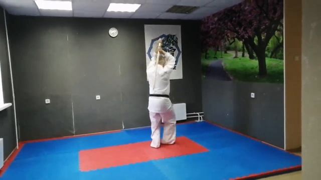 Happo giri - eight sides strike. Aikiken exercise смотреть онлайн