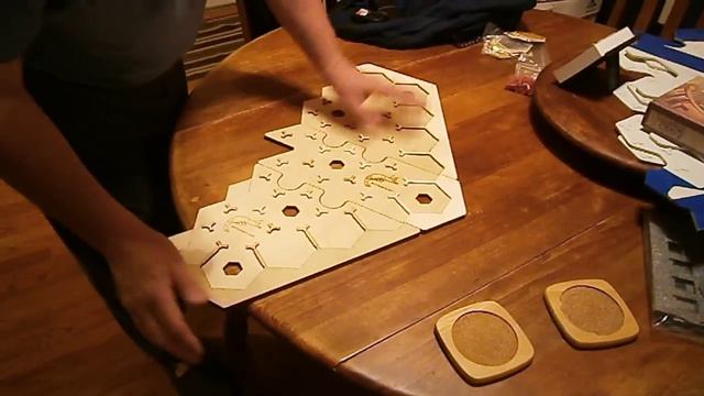 Settlers of Catan Custom Board Laser Cut смотреть онлайн