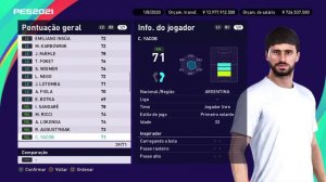 PES 2021 - TODAS FACES DLC 6.0/ NEW FACES DLC 6.0 (data pack 6.0 pes 2021/dlc6.0 pes2021) [COMPLETO