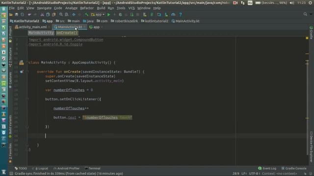 Android Kotlin Usage Tutorial #003 - Toggle Button - ON/OFF check смотреть онлайн