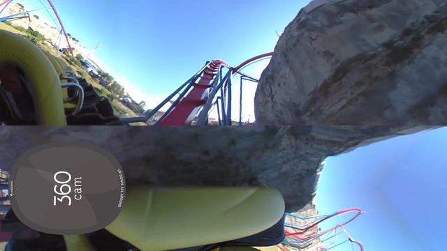 Superman Roller Coaster 360 VR POV Six Flags Fiesta Texas Virtual Reality #rollercoaster смотреть онлайн