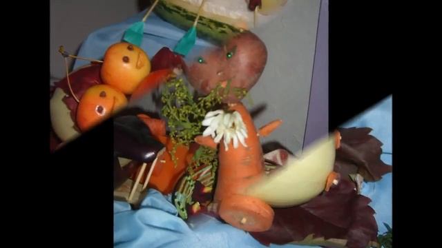 Поделки из природного материала "Чудеса с грядки" смотреть онлайн