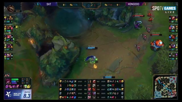 KD vs. SKT - Игра 3 Неделя 5 День 1 | LCK 2018 Spring Split смотреть онлайн