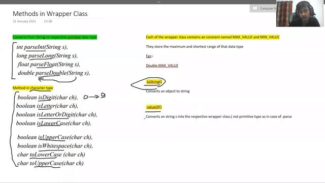 METHODS IN WRAPPER CLASS IN JAVA || ICSE BOARDS смотреть онлайн