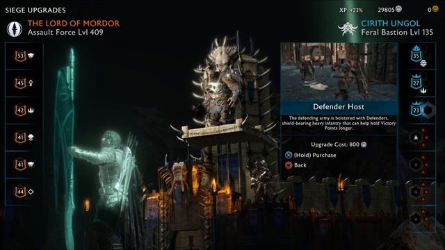 SHADOW OF WAR - HOW TO UPGRADE FORTRESS and INCREASE FORTRESS LEVEL ???? (Middle Earth Gameplay) смотреть онлайн
