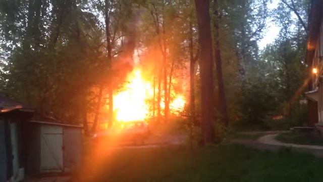 Пожар в Сарове 22.05.2017 смотреть онлайн