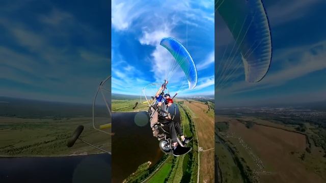 Полеты Нижний Новгород. Параплан с мотором, подарочные сертификаты. смотреть онлайн
