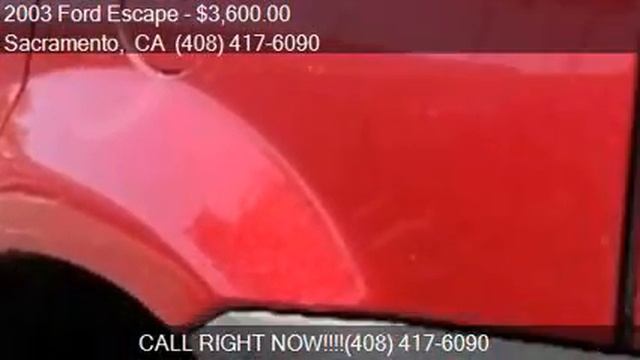 2003 Ford Escape XLT Popular 4dr SUV for sale in Sacramento, смотреть онлайн