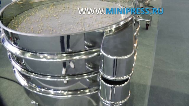 Industrial vibrating screen for sifting powder Pharma-manager.com смотреть онлайн