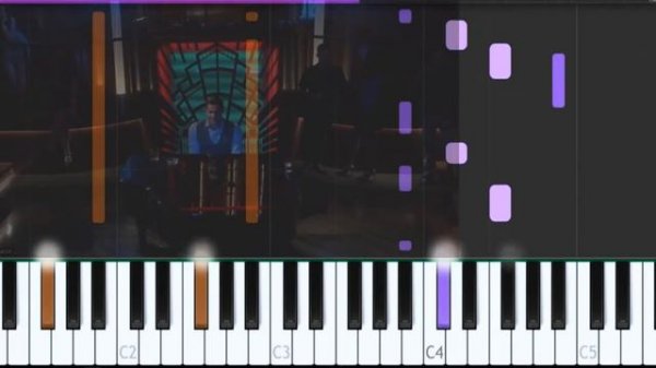 LUCIFER CREEP synthesia piano tutorial