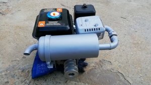 Тихий глушитель на мотоблок.