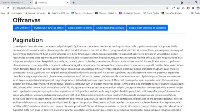 Bootstrap 33-dars. Offcanvas va Pagination смотреть онлайн