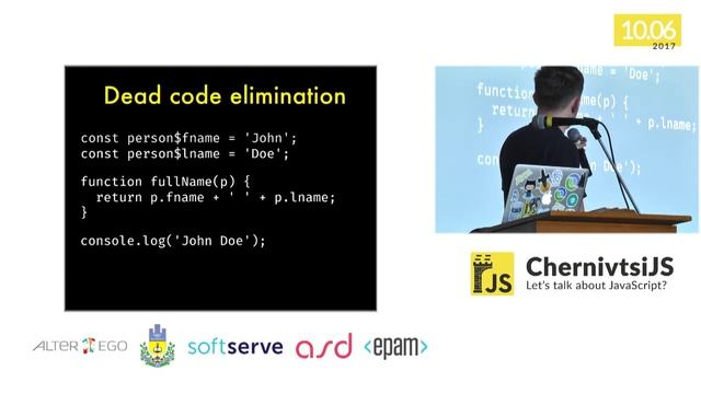 ChernivtsiJS #3: Roman Liutikov — Optimizing Compilers смотреть онлайн