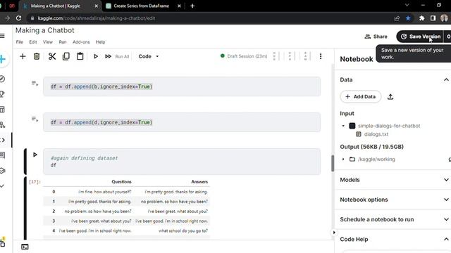 chatbot using python, Data Science and NLP смотреть онлайн