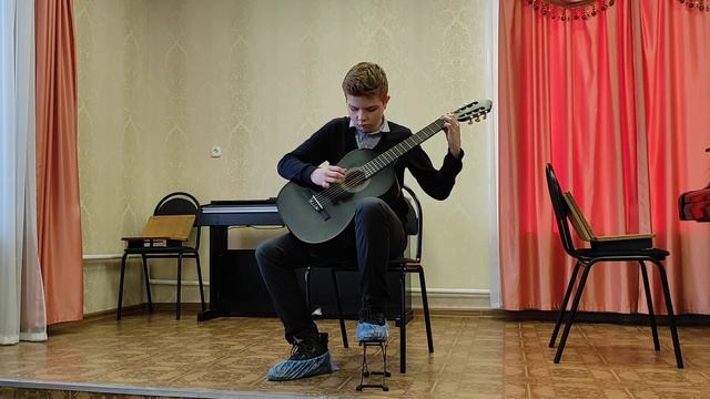 Соболев Денис. 2 класс. 12 лет. ДШИ 8 Волгоград. Ф. Сор "Этюд". В. Козлов " Испанский танец " смотреть онлайн