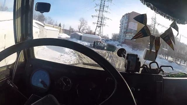 Turbo 8 про сдачу экзамена категории СЕ. Обновка в кабину с Ozona. МАЗ 5551 буксует. смотреть онлайн