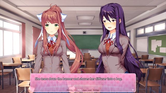 Sayori Is Gone!!!!(Full DEMO)(DDLC After Sayori MOD) смотреть онлайн