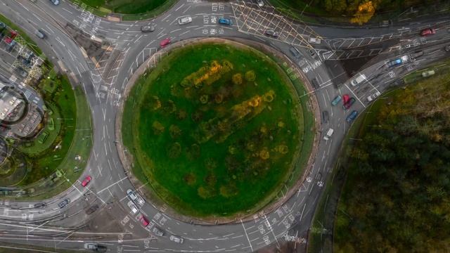 Drone Timelapse At Telford Forge Roundabout (DJI Mini 4 Pro 4K HDR) смотреть онлайн