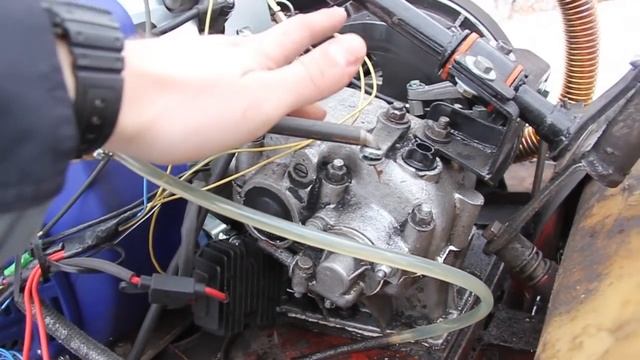 Мой бюджетный снегоход Буран 4Т, тюнинг, китайский Lifan 2V78F, обзор, 3 рядная цепь, самодельный смотреть онлайн