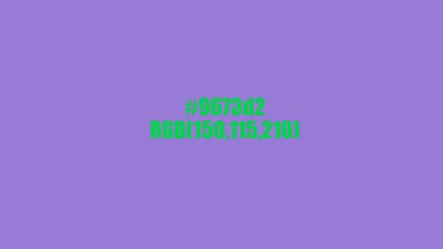 #9673d2 RGB(150,115,210) смотреть онлайн