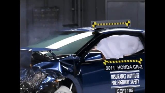 Краш Тест автомобиля #4 Honda CR-Z 2011 / Crash test смотреть онлайн