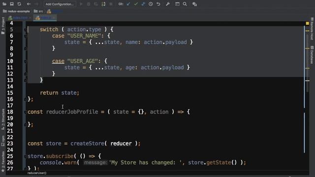 #3 Create Multiple Reducers | Combine Reducers | Action Creators | Redux Tutorial for Beginners смотреть онлайн