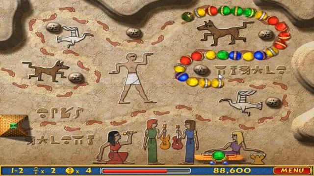 Luxor Gameplay My cousin Yoshi12jj let me play смотреть онлайн