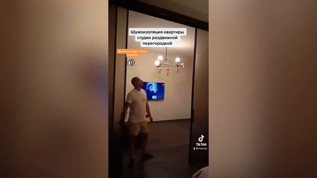Шумоизоляция квартиры студии раздвижными перегородками. смотреть онлайн
