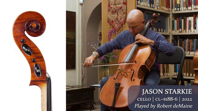 Jason Starkie "Rogeri" cello 2022 / Robert deMaine / at the Metzler Violin Shop смотреть онлайн