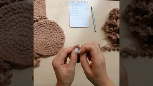 Вязание круга из Ализе Пуффи Файн