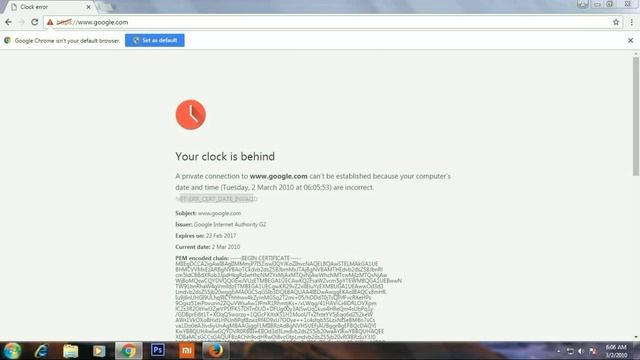 How to Fix Browser Error MOZILLA PKIX ERROR NOT YET VALID ISSUER CERTIFICATE смотреть онлайн